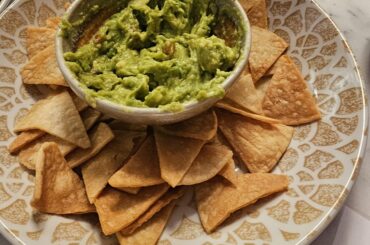 Chips and guacamole