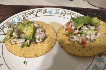 Tostadas de Ceviche