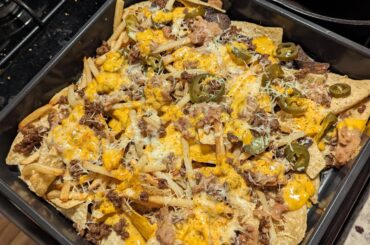 Home made nacho fries