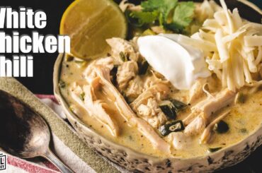 Easy White Chicken Chili! The Last Recipe You'll Ever Need!