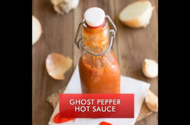Ghost Pepper Hot Sauce Recipe #shorts