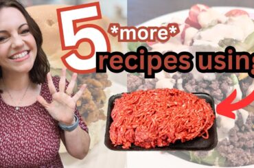 5 *MORE* Ground Beef recipes! SO GOOD!