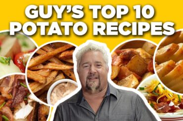 Guy Fieri's Top 10 Potato Recipe Videos | Guy's Big Bite | Food Network