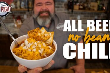 Bonafide Chili Recipe: All Beef - No Beans