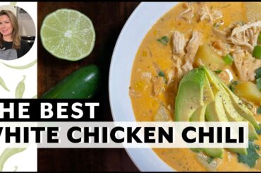 White Bean & Chicken Chili Recipe (easy weeknight dinner)