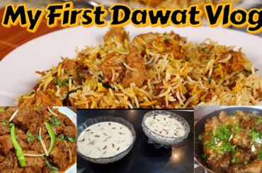 Dawat Vlog | Chicken Biryani | Beef Karahi| Lemon Pepper Chicken | Firni Recipe @ Cookwithsanaammad