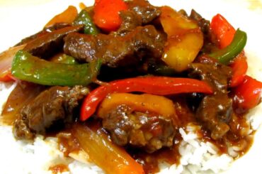 Melt in Your Mouth Pepper Steak Recipe - Slow Cooked Pepper Steak