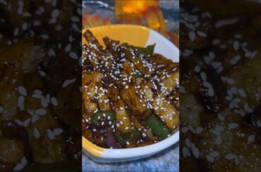 Chilli potato #shorts #viral #youtubeshorts #chillipotatorecipe #food