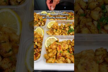 Crispy Pepper Chicken #mealprep