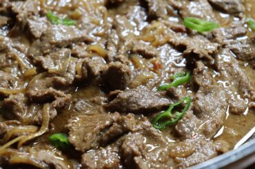 Beef In Onion Gravy | Beef Recipe | Beef And Rice Recipe | Easy Dinner Recipes