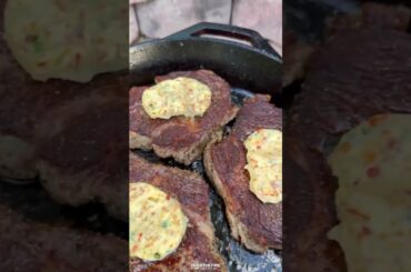 Chili Butter Steak and Shrimp | Over The Fire Cooking by Derek Wolf