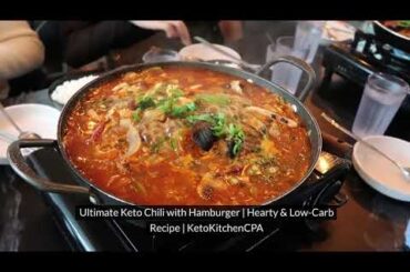 Ultimate Keto Chili with Hamburger | Hearty & Low-Carb Recipe | KetoKitchenCPA
