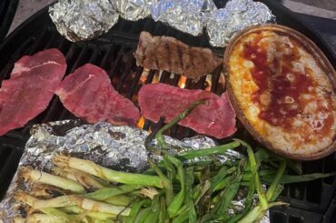 Carne asada a must on a Sunday.
