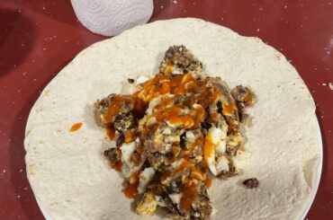 I made huevos rancheros!