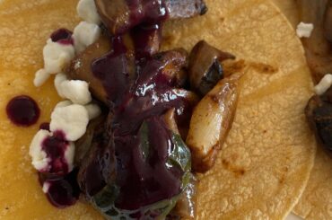 Portabella mushroom tacos