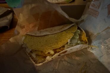 I guess somebody tried making a Cheesy Gordita Crunchwrap