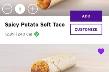 The new menu was fun while it lasted!