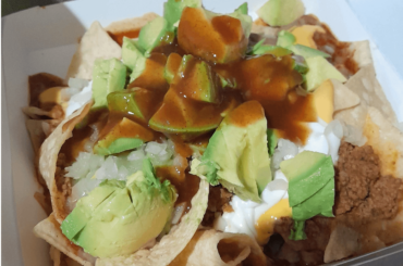 Adding 1 fresh avocado to the value loaded nachos literally makes them unbelievable