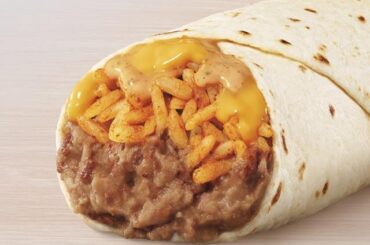 one time i got this burrito completely covered in both nacho cheese and creamy jalapeno sauces with barely any beans or rice. i didn't make it that way i recieved it that way