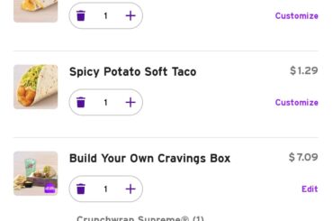 First time going to taco bell tonight. Is this enough for one person?