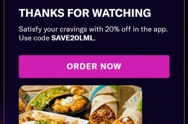 20% off code from LML.