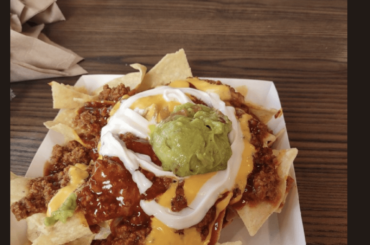My dad got probably the best looking loaded beef nachos today