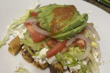 Flautas and sopa tonight.