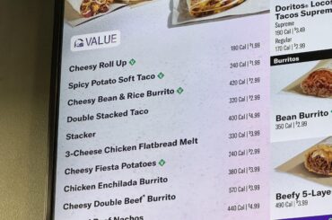 Explain to me how this is a value menu?