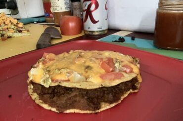 Home Mexican pizza