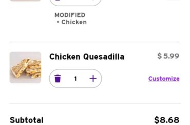 I mean, is there even a reason to get a quesadilla anymore?