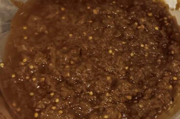 Practical Demonstration of the effect of freezing and thawing a roasted, blended Salsa Verde