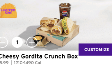 I'm wondering why my location made the cheesey Gordita Crunch box 1 cent cheaper than the Build your own Cravings box