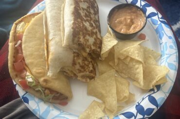 Tried out the chicken enchilada, was really good.