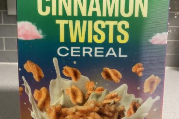 Just Received Cinnamon Twists Cereal With Color Changing Spoon Giveaway