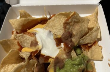 Decided to try the loaded beef nachos and they forgot the beef :(