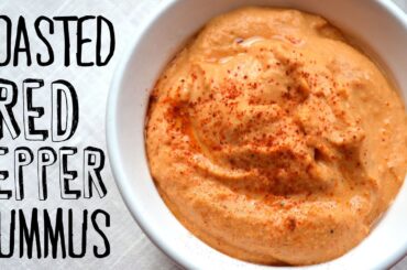 How to Make Roasted Red Pepper Hummus | Fablunch