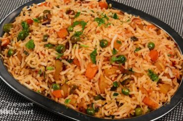 Quick Lunchbox Recipe/ Chilli Garlic Rice/ Veg Chilli Garlic Rice