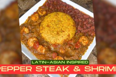 Latin-Asian Inspired Pepper Steak & Shrimp Stir-Fry | RATCHET RECIPES