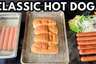 Are YOU Cooking Your Hot Dogs THIS WAY?  Classic Hot Dogs on the Griddle