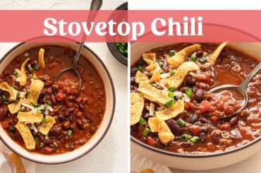 Super Easy and Quick Stovetop Chili