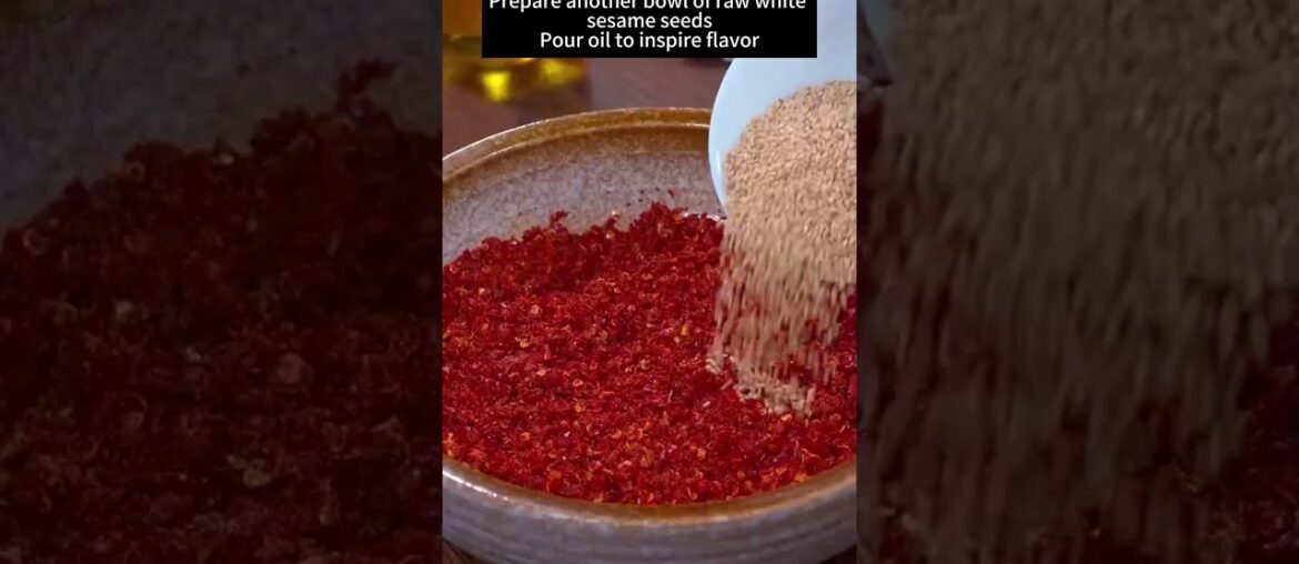 Authentic chili oil, shared by a famous old restaurant