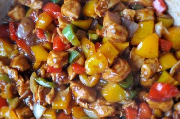 Delicious Shrimps, Chicken, Bell Peppers Recipe