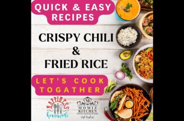 RAMADAN'S SPECIAL-QUICK AND EASY RECIPES -CRISPY BEEF CHILI WITH FRIED RICE