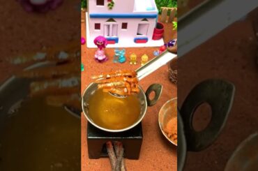 Dry Fish ( Karuvadu ) - Chilli Recipe #miniaturecooking #ytshorts #shorts