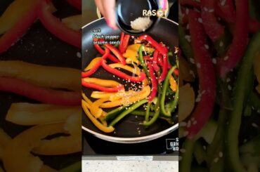 Stir fry bell pepper | bell pepper salad for Weight Loss #youtubeshorts #shortsvideo #shorts
