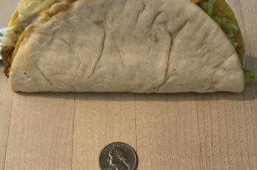 What have we come to America ? I just bought a cheesy gordita crunch and it was five plus dollars. This thing is about half the size I remember them 10 years ago and almost 40% higher price. I got four food items and it was almost 25$