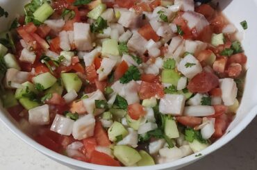 Made ceviche today.