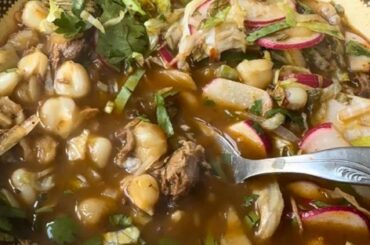 Duck pozole