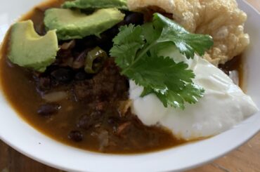 Home made “frijoles charros”