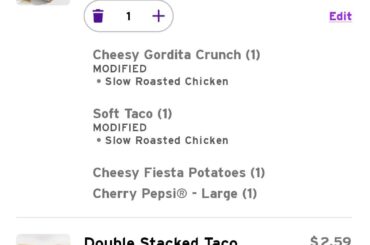 How I am trying the new chicken.